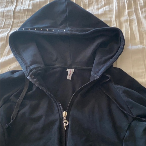 Cropped zip up hoodie - Picture 3 of 3